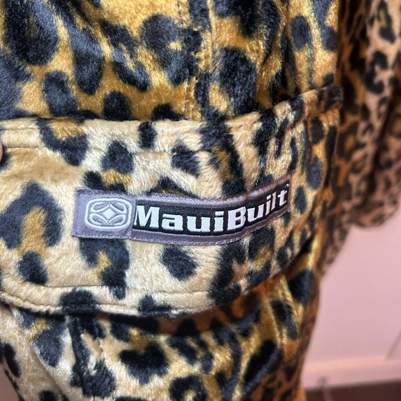 Vintage Maui Built fur leopard swim shorts - Picture 4 of 11